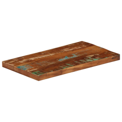 Blat stołu, 60x40x3,8 cm, prostokątny, lite drewno z odzysku