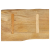 Blat stołu, 70x40x3,8 cm, naturalna krawędź, lite drewno mango
