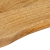 Blat stołu, 120x40x3,8 cm, naturalna krawędź, lite drewno mango
