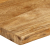 Blat stołu, 160x40x3,8 cm, naturalna krawędź, lite drewno mango