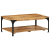 2-poziomowy stolik kawowy, 100x55x38 cm, drewno mango i stal