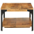 2-poziomowy stolik kawowy, 100x55x38 cm, drewno mango i stal