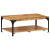 2-poziomowy stolik kawowy, 100x55x38 cm, drewno mango i stal