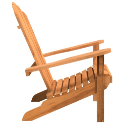Krzesło ogrodowe Adirondack, 77x78x95 cm, lite drewno tekowe