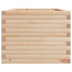 Donica ogrodowa, 90x60x46 cm, lite drewno sosnowe