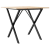 Stół jadalniany z nogami w kształcie litery X, 80x80x75 cm