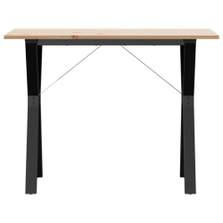Stół jadalniany z nogami w kształcie litery Y, 100x50x75 cm