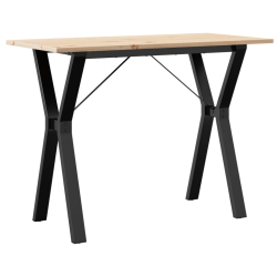 Stół jadalniany z nogami w kształcie litery Y, 100x50x75 cm