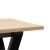 Stolik kawowy z nogami w kształcie litery Y, 160x40x45 cm