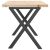 Stolik kawowy z nogami w kształcie litery X, 90x40x45,5 cm
