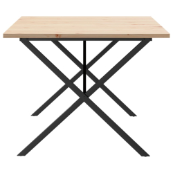 Stół jadalniany z nogami w kształcie litery X, 200x100x75,5 cm