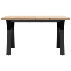 Stolik kawowy z nogami w kształcie litery Y, 80x80x45,5 cm