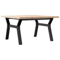Stolik kawowy z nogami w kształcie litery Y, 80x80x45,5 cm