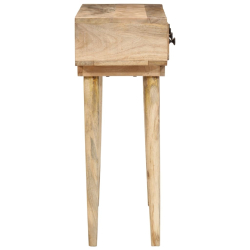 Stolik konsolowy, 110x30x75 cm, lite drewno mango