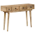 Stolik konsolowy, 110x30x75 cm, lite drewno mango