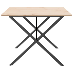 Stół jadalniany z nogami w kształcie litery X, 200x100x75 cm