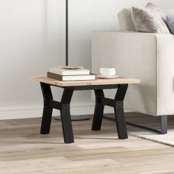 Stolik kawowy z nogami w kształcie litery Y, 50x50x35 cm