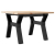 Stolik kawowy z nogami w kształcie litery Y, 50x50x35 cm
