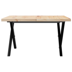 Stolik kawowy z nogami w kształcie litery X, 60x60x40,5 cm
