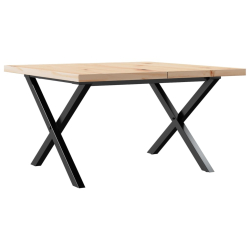 Stolik kawowy z nogami w kształcie litery X, 60x60x40,5 cm