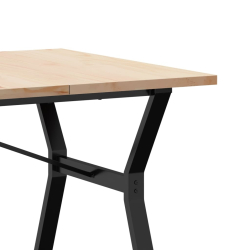 Stół jadalniany z nogami w kształcie litery Y, 180x90x75,5 cm