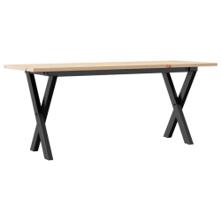 Stolik kawowy z nogami w kształcie litery X, 110x40x45 cm