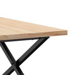Stolik kawowy z nogami w kształcie litery X, 80x80x45,5 cm
