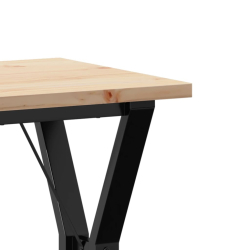Stół jadalniany z nogami w kształcie litery Y, 50x50x75,5 cm