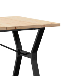 Stół jadalniany z nogami w kształcie litery Y, 160x80x75,5 cm