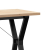 Stół jadalniany z nogami w kształcie litery Y, 100x50x75,5 cm