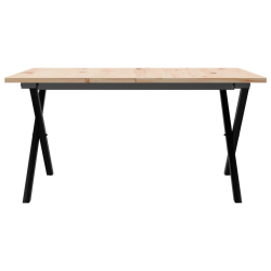 Stolik kawowy z nogami w kształcie litery X, 90x90x45 cm