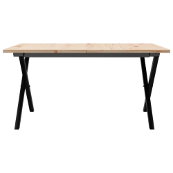 Stolik kawowy z nogami w kształcie litery X, 80x80x45 cm
