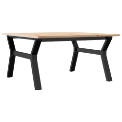 Stolik kawowy z nogami w kształcie litery Y, 90x90x45 cm