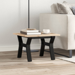 Stolik kawowy z nogami w kształcie litery Y, 40x40x35 cm