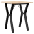 Stół jadalniany z nogami w kształcie litery Y, 60x60x75 cm
