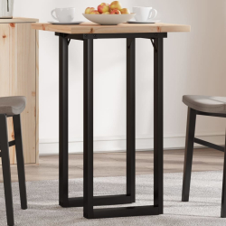 Stół jadalniany z czworokątnymi nogami, 50x50x75,5 cm