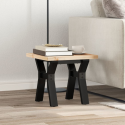 Stolik kawowy z nogami w kształcie litery Y, 40x40x35,5 cm