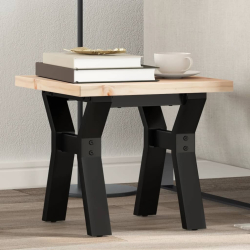 Stolik kawowy z nogami w kształcie litery Y, 40x40x35,5 cm