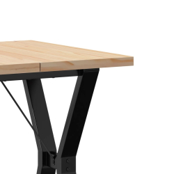 Stół jadalniany z nogami w kształcie litery Y, 60x60x75,5 cm
