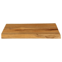 Blat stołu, 50x40x2,5 cm, naturalna krawędź, lite drewno mango