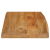 Blat stołu, 70x40x2,5 cm, naturalna krawędź, lite drewno mango