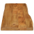 Blat stołu, 120x40x2,5 cm, naturalna krawędź, lite drewno mango