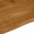 Blat stołu, 100x80x2,5 cm, naturalna krawędź, lite drewno mango