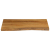 Blat stołu, 70x60x3,8 cm, naturalna krawędź, lite drewno mango