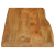 Blat stołu, 90x40x2,5 cm, naturalna krawędź, lite drewno mango