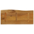 Blat stołu, 90x40x2,5 cm, naturalna krawędź, lite drewno mango