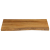 Blat stołu, 90x60x2,5 cm, naturalna krawędź, lite drewno mango
