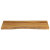 Blat stołu, 120x60x3,8 cm, naturalna krawędź, lite drewno mango
