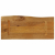 Blat stołu, 80x40x2,5 cm, naturalna krawędź, lite drewno mango