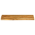 Blat stołu, 100x40x2,5 cm, naturalna krawędź, lite drewno mango